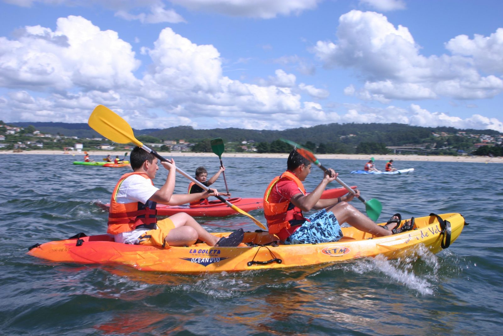 Paseo en kayak de mar