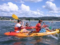 Paseo en kayak de mar